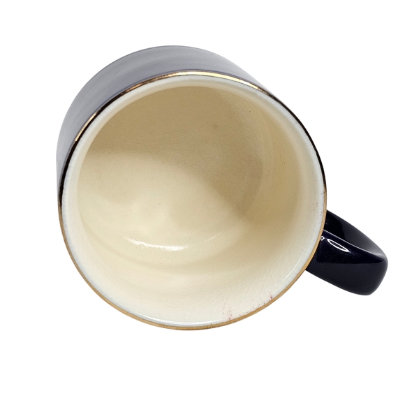 Tennessee Coffee Mug Cup Blue & Gold Trim State Capital Map Mockingbird Expresso - Picture 6 of 7